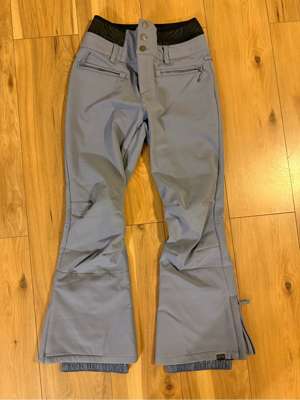 NEW Roxy RISING HIGH SNOW PANTS WOMEN'S Medium Blue DryFlight Waterproof